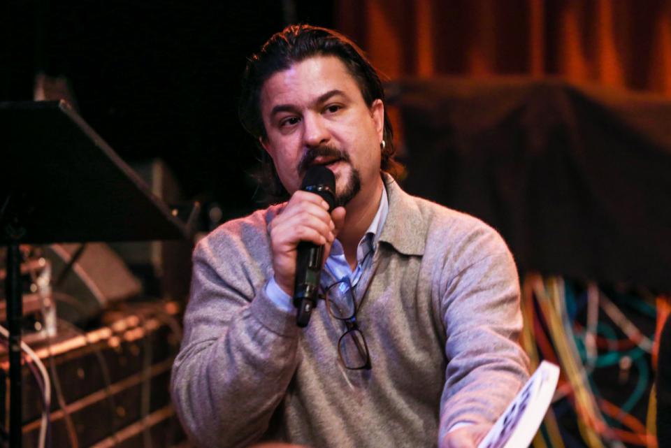 One of the speakers during the symposium